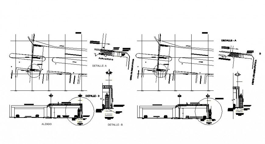 Area planning details 2d view CAD drawings dwg file
