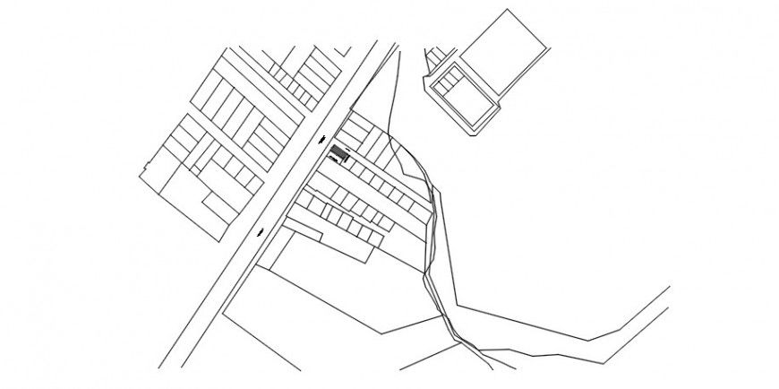Area planning drawings 2d view details dwg file
