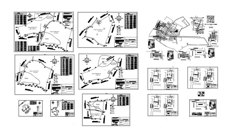 Area structure and plan details of industrial plant cad drawing details dwg file