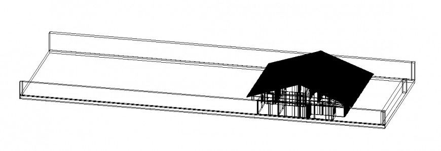 Aron one family house 3d model cad drawing details dwg file