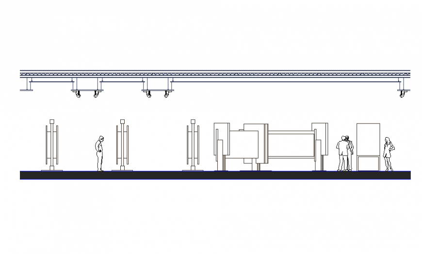 Art Gallery Architecture Elevation design