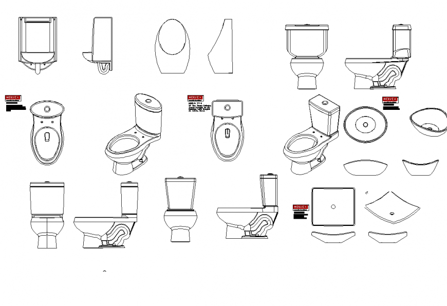 Artifact shelve plumbing sanitary modal detail dwg file