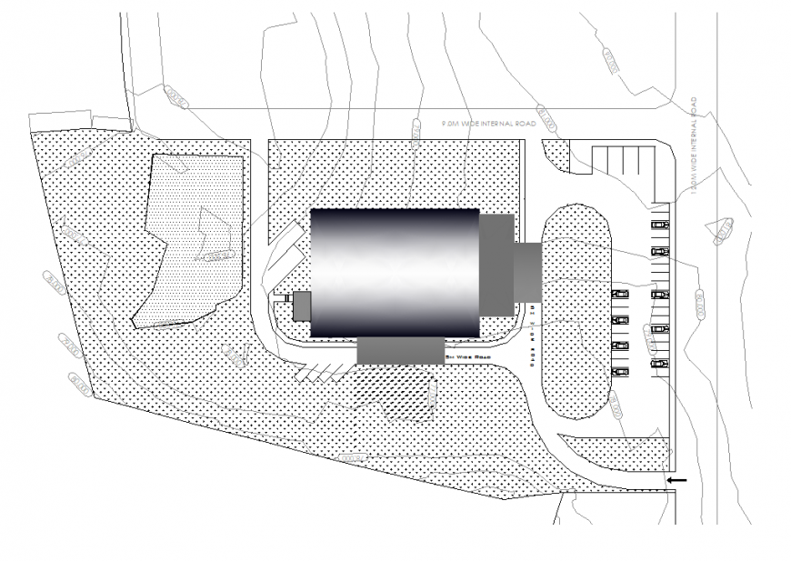 Auditorium layout plan detail dwg file