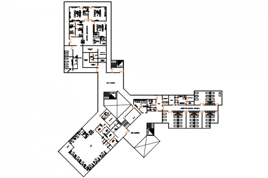 Auto cad file for hospital plan