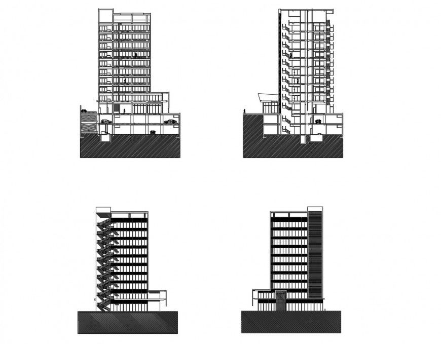 AutoCAD file of  office project 2d details