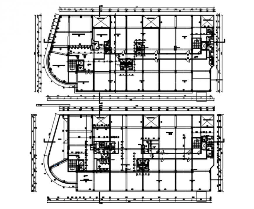Autocad file of commercial building 2d details