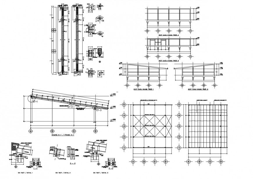 AutoCAD file of dump house construction details