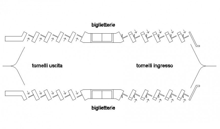 Autocad file of entrance detail