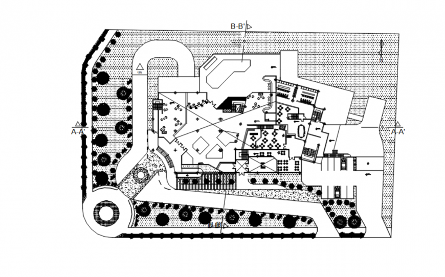 Autocad file of executive hotel 2d details AutoCAD file