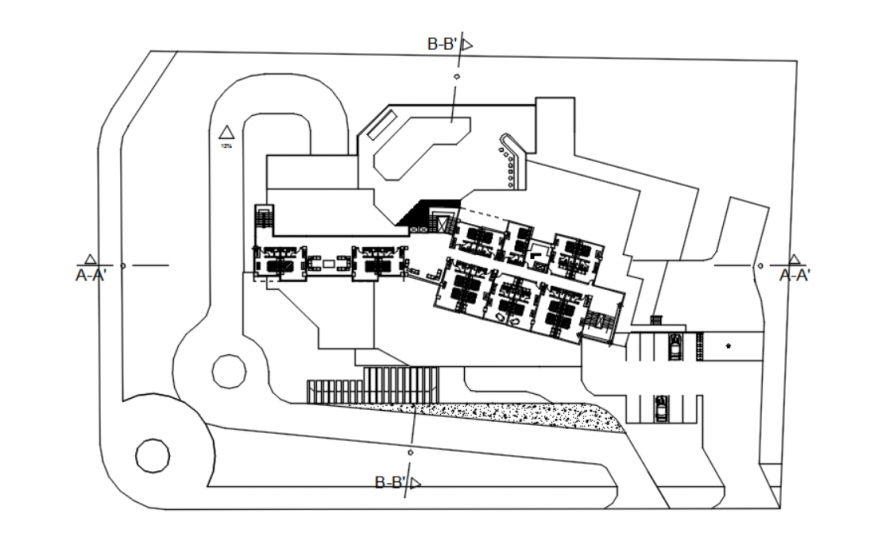 Autocad file of executive hotel details autcad file.