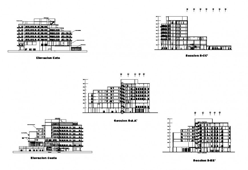 Autocad file of hotel 2d details