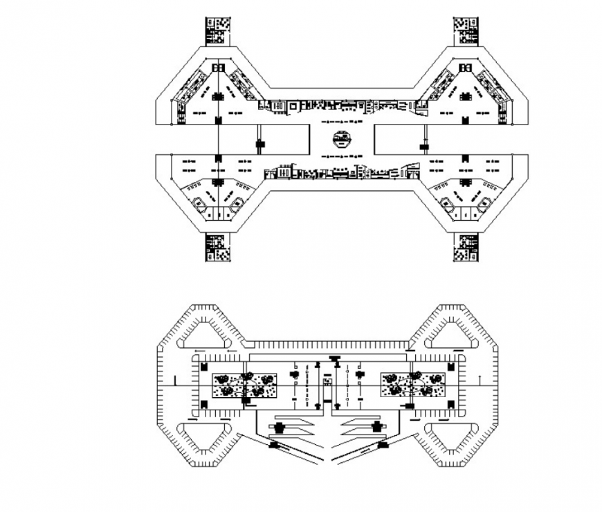 Autocad file of international airport 2d details