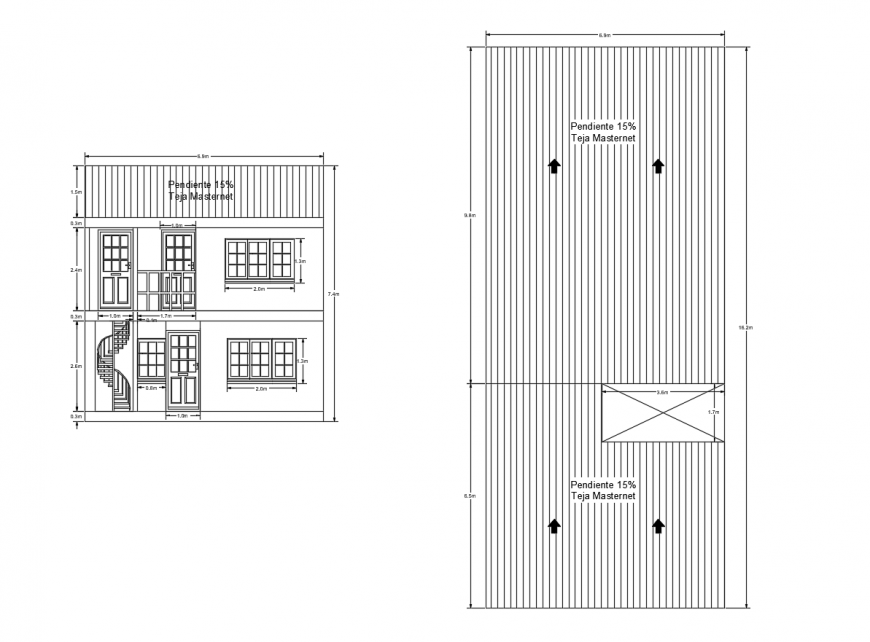 Autocad file of mini house design 2d details