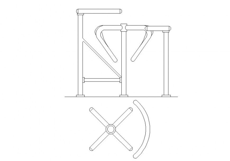 Autocad file of roller entrance detail