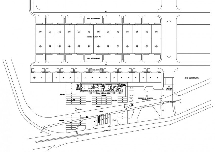 AutoCAD file of the hotel for trucker 2d details