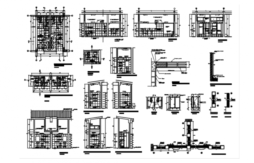 Autocad file of toilet & bathroom details