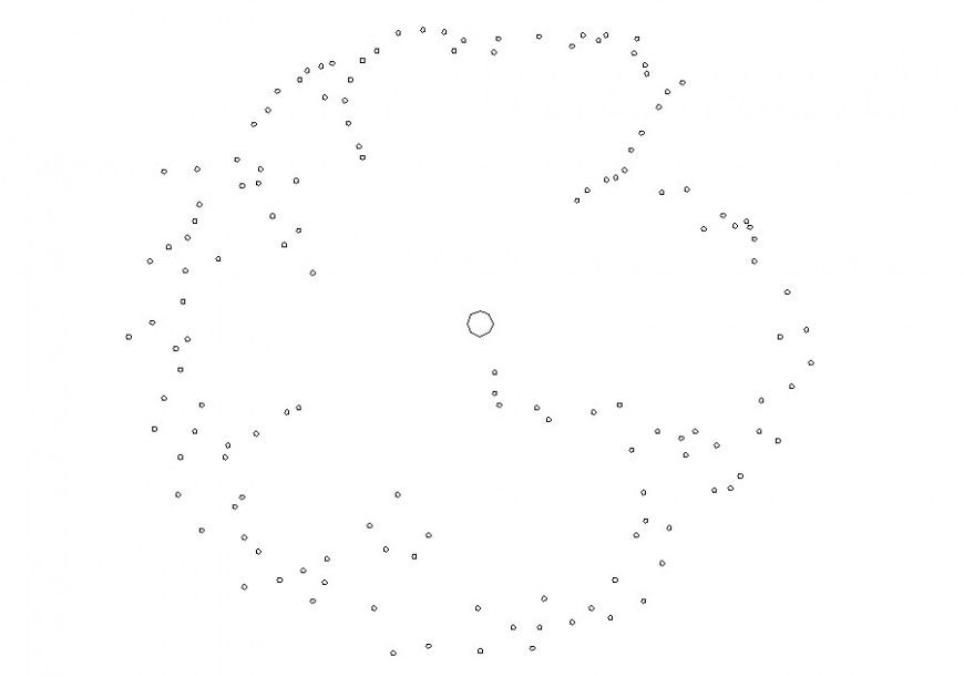 Autocad file of tree block model