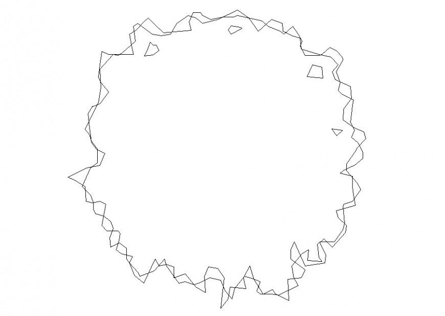Autocad file of tree plan block