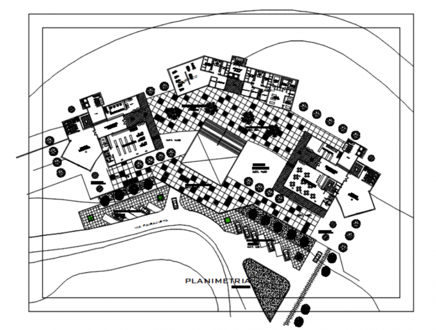 High density housing tower details AutoCAD DWG file download