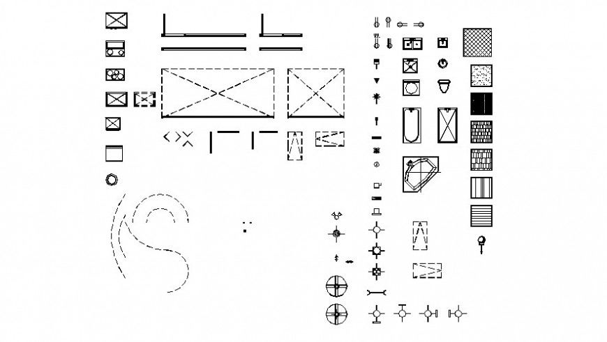 Autocad library household blocks autocad software file