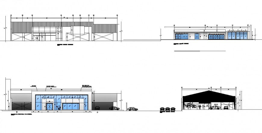 automotive project and technical service drawing in dwg file.