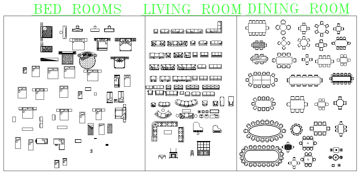 Furniture Autocad Block