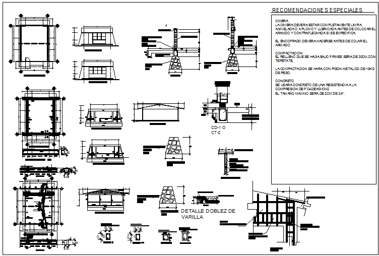 Structure drawing of Foundation