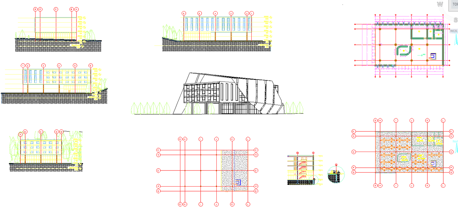 Modern 24x40m Government Building Design with Architectural Plans