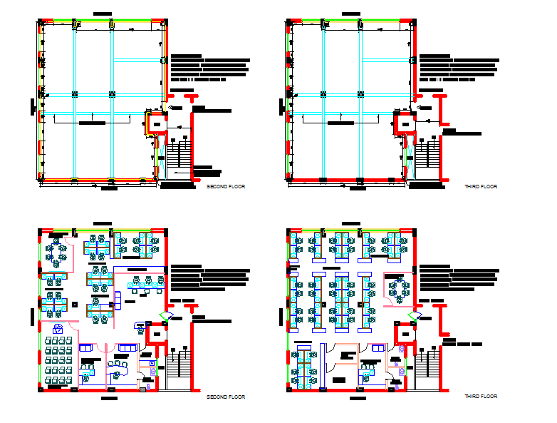 office interior Lay-out Detail