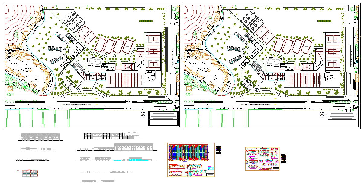 Student Hostel Lay-out Plan