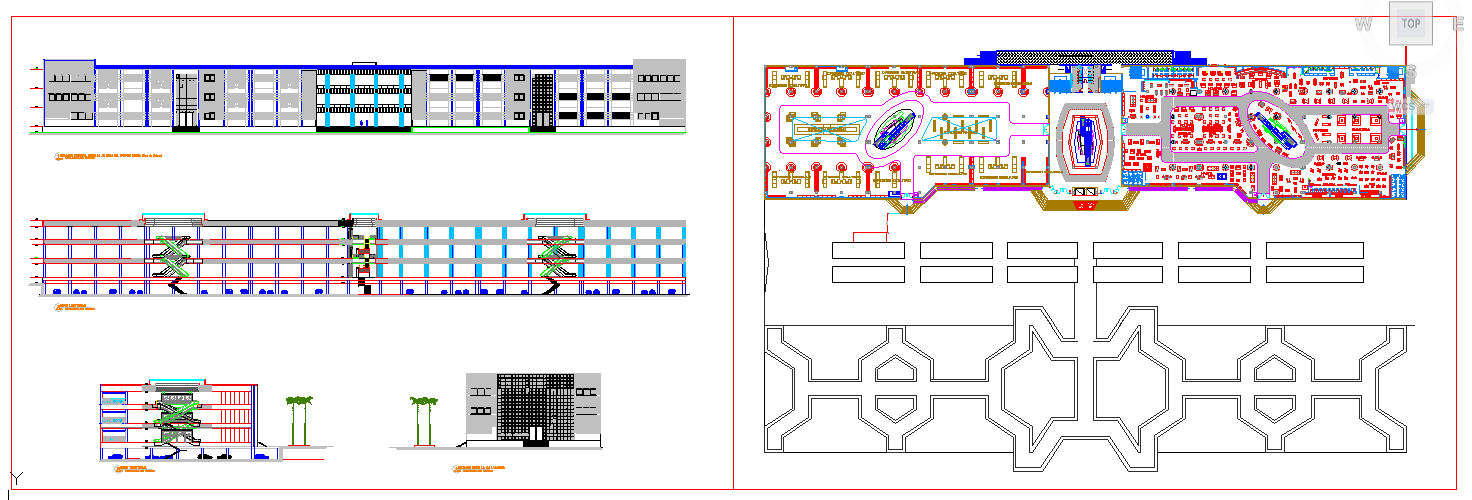 Modern Shopping Mall Building