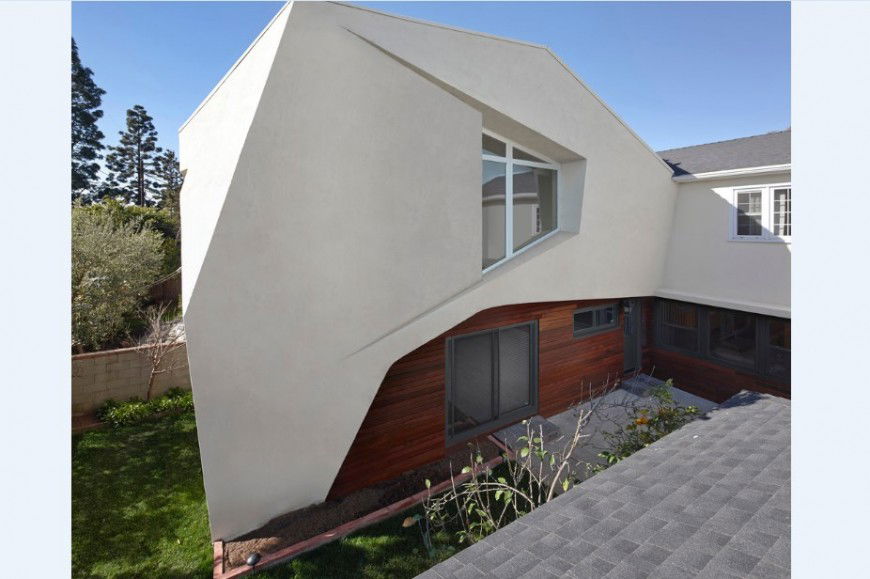 Back drawing 3d model of residential house jpg file