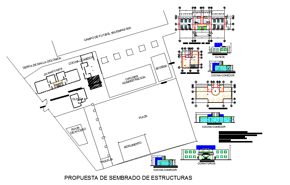 Clinic Centre Design AutoCAD DWG Layout with Detailed Plan layout