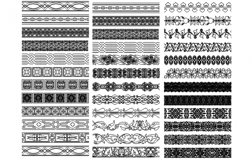 Balcony railing design model file