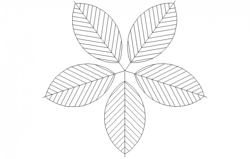 Banana tree top view elevation cad block details dwg file