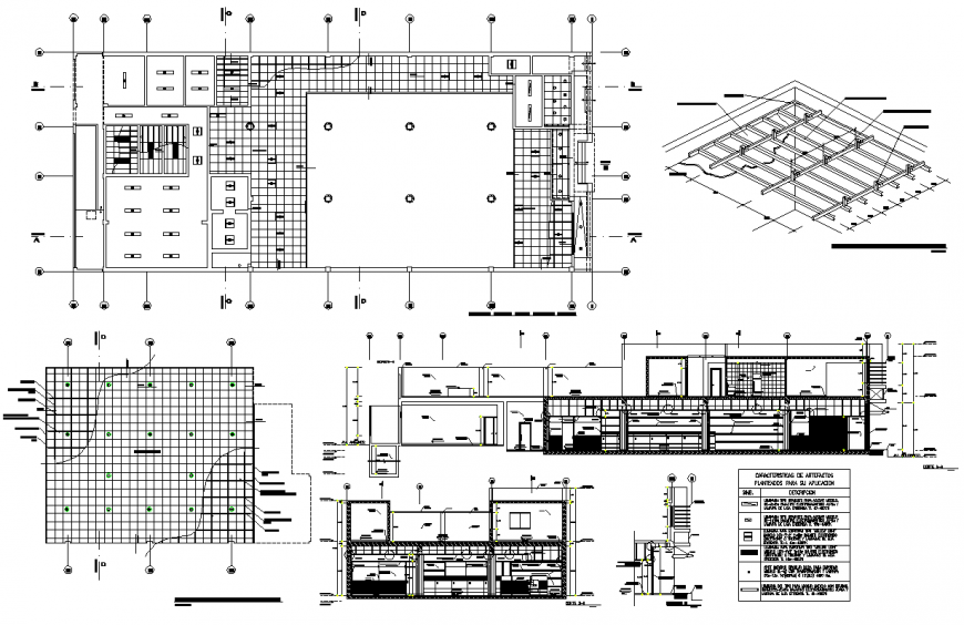 Bank office detail for ceiling plan detail dwg file