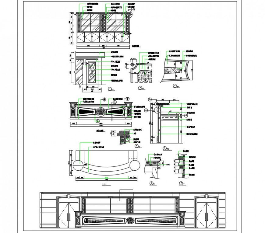Bar CAD Detailing dwg file