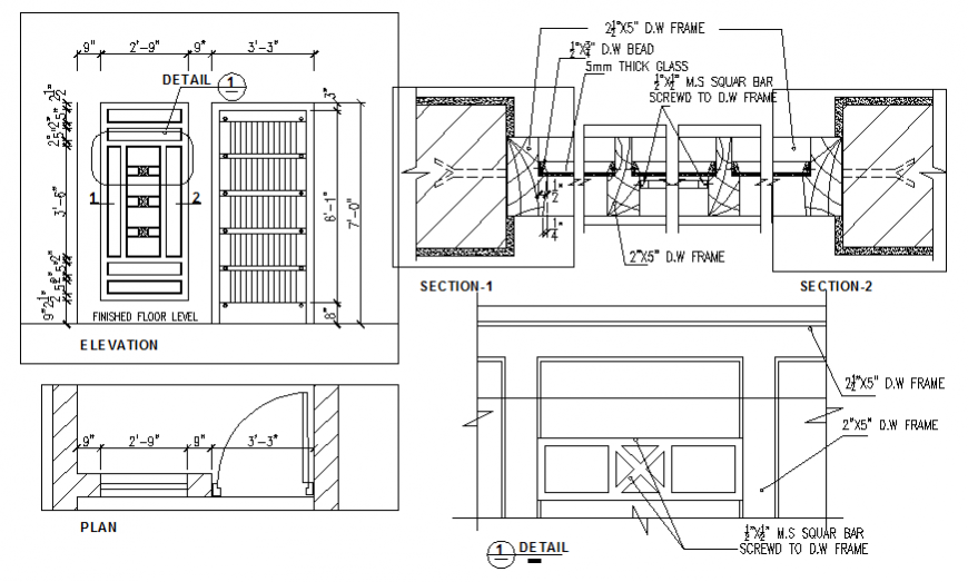 Bar counter furniture layout plan cad drawing details dwg file