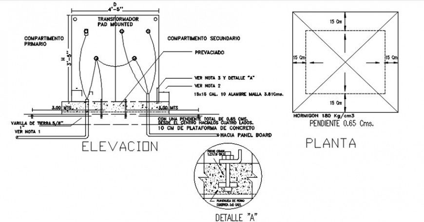 Base electric transformer diagram and installation drawing details dwg file