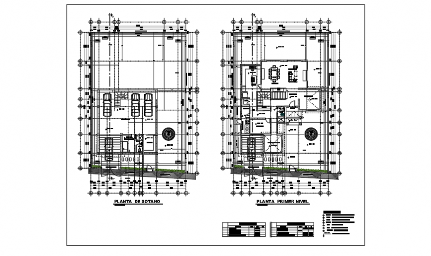 Basement planning design drawing of residential house design
