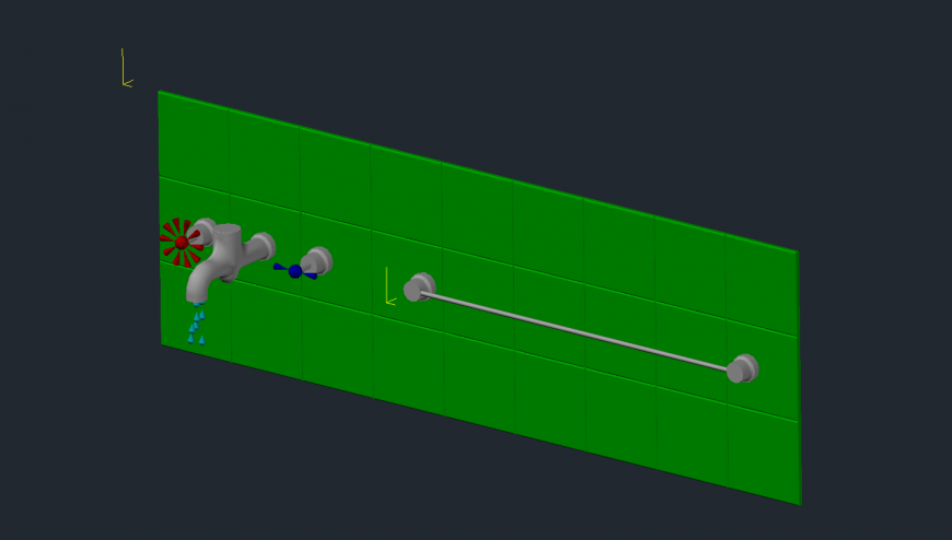 Bathroom 3d design and blocks cad drawing details dwg file