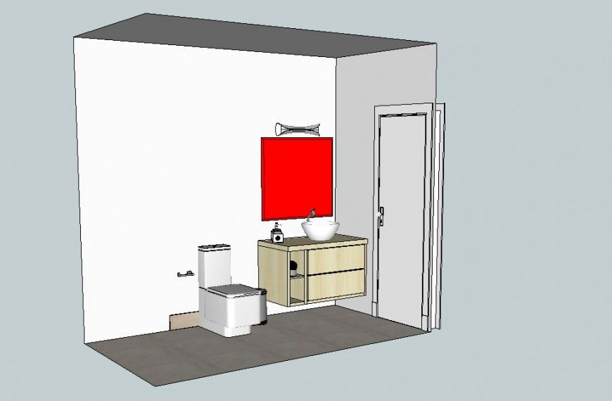 Bathroom 3d detailing concept