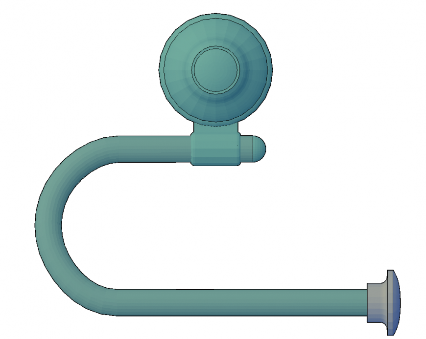 Bathroom and plumbing unit detail elevation 3d model layout autocad file