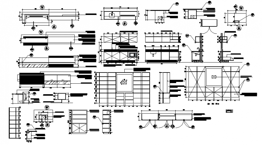 Bathroom blocks drawings 2d view elevation autocad file