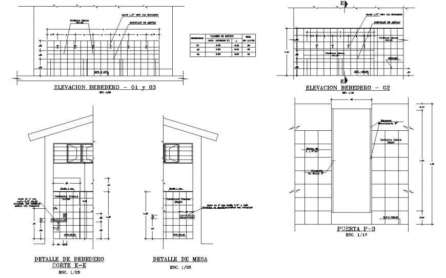 Bathroom design section and elevation drawing in dwg file