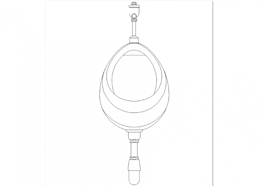 Bathroom design with view of elevation of urinal area with detail of bathroom design dwg file