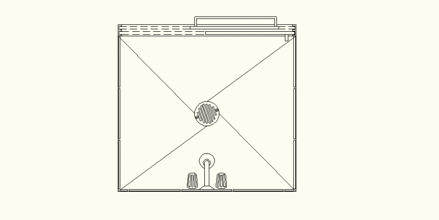 Bathroom detail elevation layout file