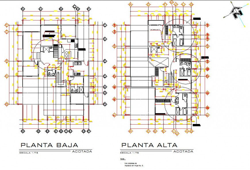 Bathroom detail in a complex detail file
