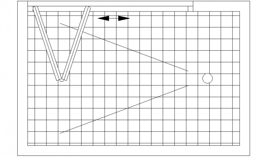 Bathroom layout drawing dwg file.