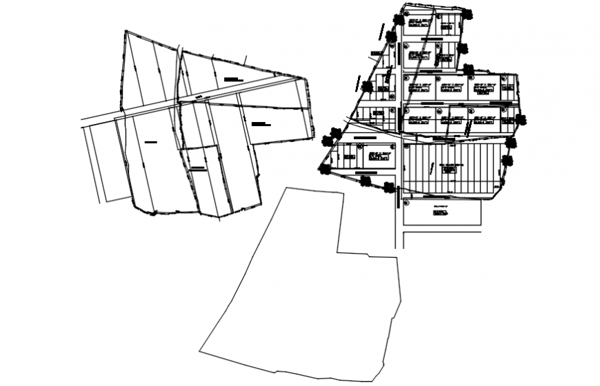 Bavala survey numbers and village landscaping details dwg file